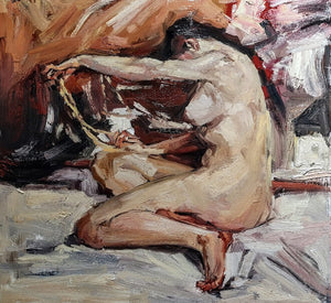 Seated Nude after Nicolai Fechin